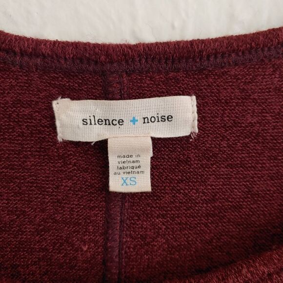 Urban Outfitters Hannah Sweater Top Burgundy XS Pullover - Picture 5 of 5